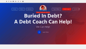 What Adebtcoach.org website looked like in 2019 (4 years ago)