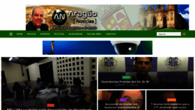 What Aragaonoticias.com.br website looked like in 2019 (4 years ago)