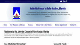 What Arthritiscenter.org website looked like in 2019 (4 years ago)