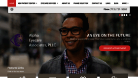 What Alphaeyecare.com website looked like in 2019 (4 years ago)