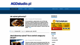 What Agdstudio.pl website looked like in 2019 (4 years ago)