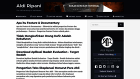 What Aldiripani.com website looked like in 2019 (4 years ago)