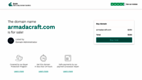 What Armadacraft.com website looked like in 2019 (4 years ago)