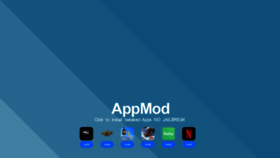 What Appmod.co website looked like in 2019 (4 years ago)