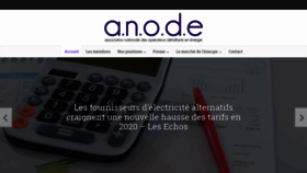What Anode-asso.org website looked like in 2019 (4 years ago)