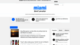 What A-miami.fr website looked like in 2019 (4 years ago)