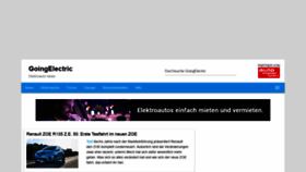 What Analytics.goingelectric.de website looked like in 2019 (4 years ago)