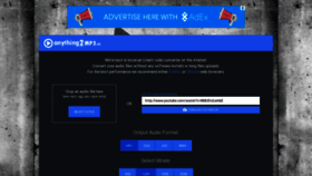 What Anything2mp3.cc website looked like in 2019 (6 years ago)