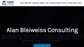 What Alanbleiweiss.com website looked like in 2019 (4 years ago)