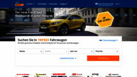 What Autoscout.ch website looked like in 2019 (4 years ago)