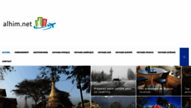 What Alhim.net website looked like in 2019 (5 years ago)