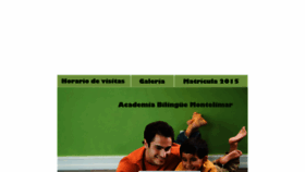 What Academiabilinguemontelimar.com website looked like in 2019 (4 years ago)