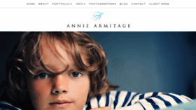 What Anniearmitage.com website looked like in 2019 (4 years ago)