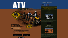 What Atv-vypravy.cz website looked like in 2019 (4 years ago)
