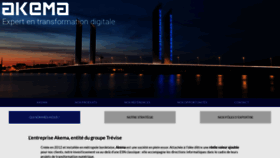 What Akema.fr website looked like in 2019 (4 years ago)