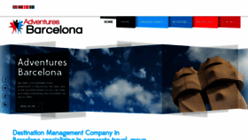What Adventuresbarcelona.com website looked like in 2019 (4 years ago)