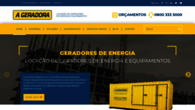 What Ageradora.com.br website looked like in 2019 (4 years ago)