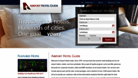 What Airporthotelguide.com website looked like in 2019 (4 years ago)