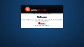 What Aimbooster.com website looked like in 2019 (4 years ago)
