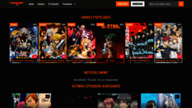 What Animefenix.com website looked like in 2019 (4 years ago)