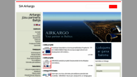 What Airkargo.lv website looked like in 2019 (4 years ago)