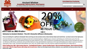 What Ancientwisdom.biz website looked like in 2019 (4 years ago)