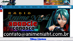What Animenight.com.br website looked like in 2019 (4 years ago)