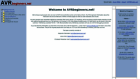 What Avrbeginners.net website looked like in 2019 (4 years ago)