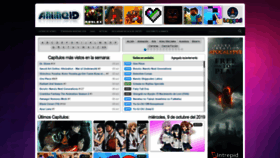 What Animeid.com website looked like in 2019 (4 years ago)