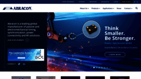 What Abracon.com website looked like in 2019 (4 years ago)