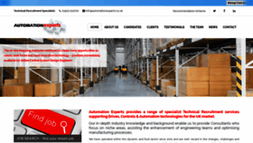 What Automationexperts.co.uk website looked like in 2019 (6 years ago)