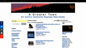 What Agreatertown.com website looked like in 2019 (4 years ago)