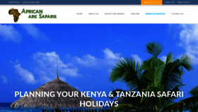 What Africanarksafaris.com website looked like in 2019 (4 years ago)