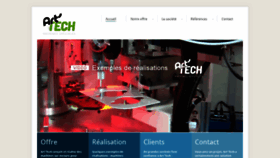 What Arttech.com website looked like in 2019 (4 years ago)