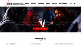 What Aighd.org website looked like in 2019 (4 years ago)