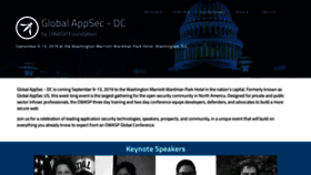 What Appsecusa.org website looked like in 2019 (4 years ago)