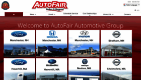 What Autofair.com website looked like in 2019 (4 years ago)