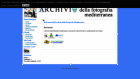 What Archiviofotografiamediterranea.it website looked like in 2019 (4 years ago)