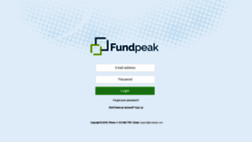 What Admin.fundpeak.com website looked like in 2019 (4 years ago)