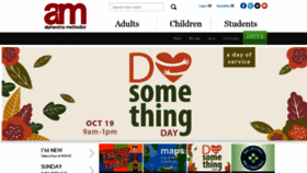 What Afumc.org website looked like in 2019 (6 years ago)