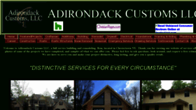 What Adirondackcustoms.com website looked like in 2019 (4 years ago)