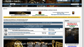 What Antique-locks.com website looked like in 2019 (4 years ago)