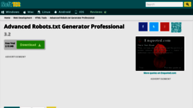 What Advanced-robots-txt-generator-professional.soft112.com website looked like in 2019 (4 years ago)