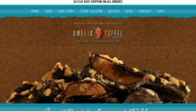 What Ameliatoffee.com website looked like in 2019 (4 years ago)