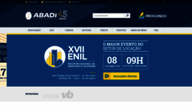 What Abadi.com.br website looked like in 2019 (4 years ago)