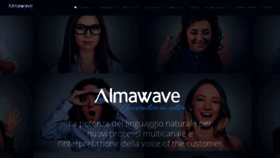 What Almawave.it website looked like in 2019 (4 years ago)