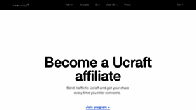 What Affiliates.ucraft.com website looked like in 2019 (4 years ago)