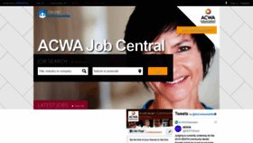 What Acwajobcentral.com.au website looked like in 2019 (4 years ago)