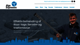 What Algeexpressen.dk website looked like in 2019 (6 years ago)