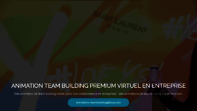 What Animation-teambuilding.fr website looked like in 2019 (4 years ago)